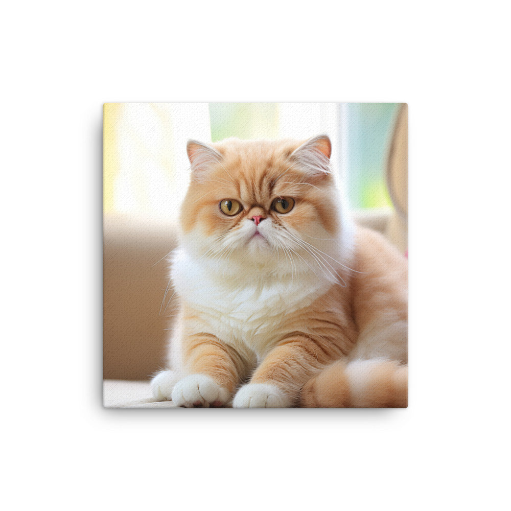 Exotic Shorthair Canvas - PosterfyAI.com