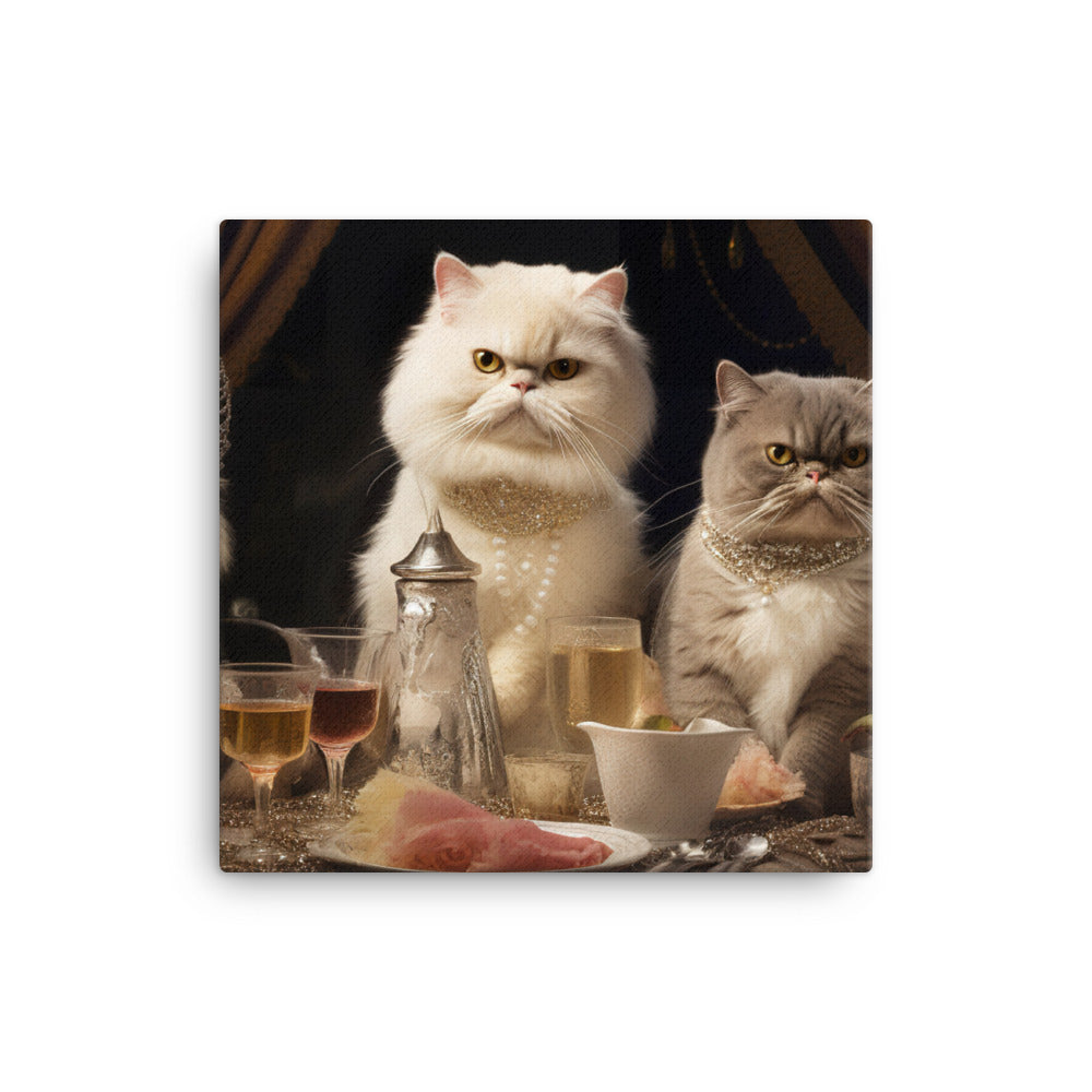 Exotic Shorthair Canvas - PosterfyAI.com