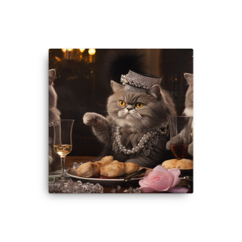 Exotic Shorthair Canvas - PosterfyAI.com