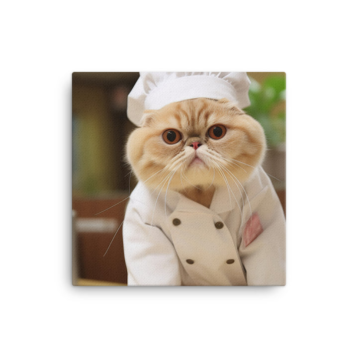 Exotic Shorthair Nurse Canvas - PosterfyAI.com