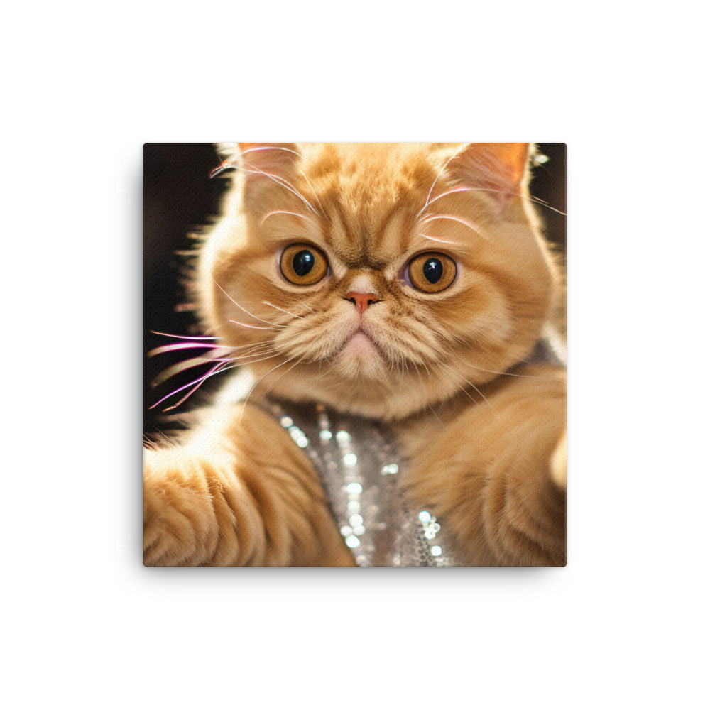 Exotic Shorthair Canvas - PosterfyAI.com