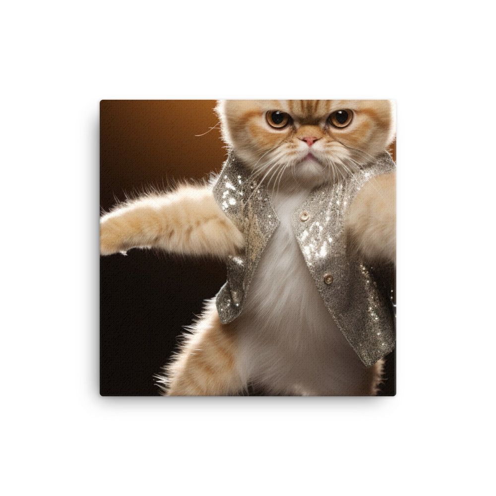 Exotic Shorthair Canvas - PosterfyAI.com