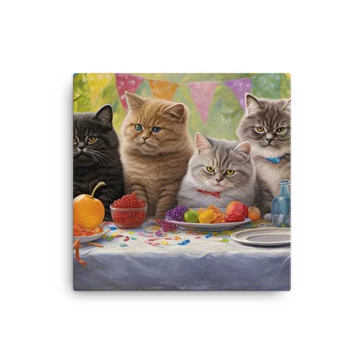 Exotic Shorthair Canvas - PosterfyAI.com