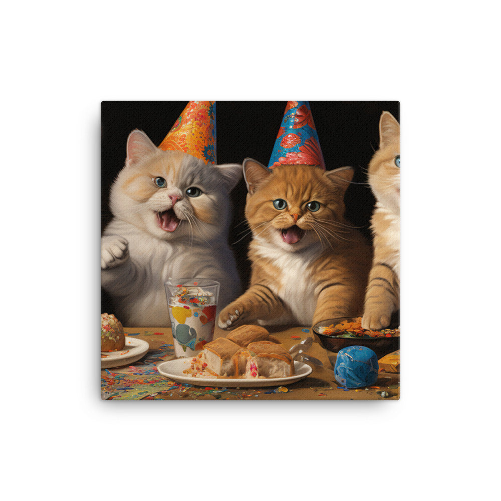 Exotic Shorthair Canvas - PosterfyAI.com