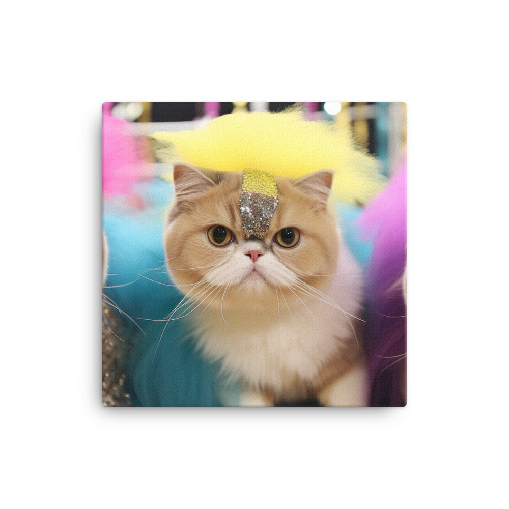 Exotic Shorthair Canvas - PosterfyAI.com