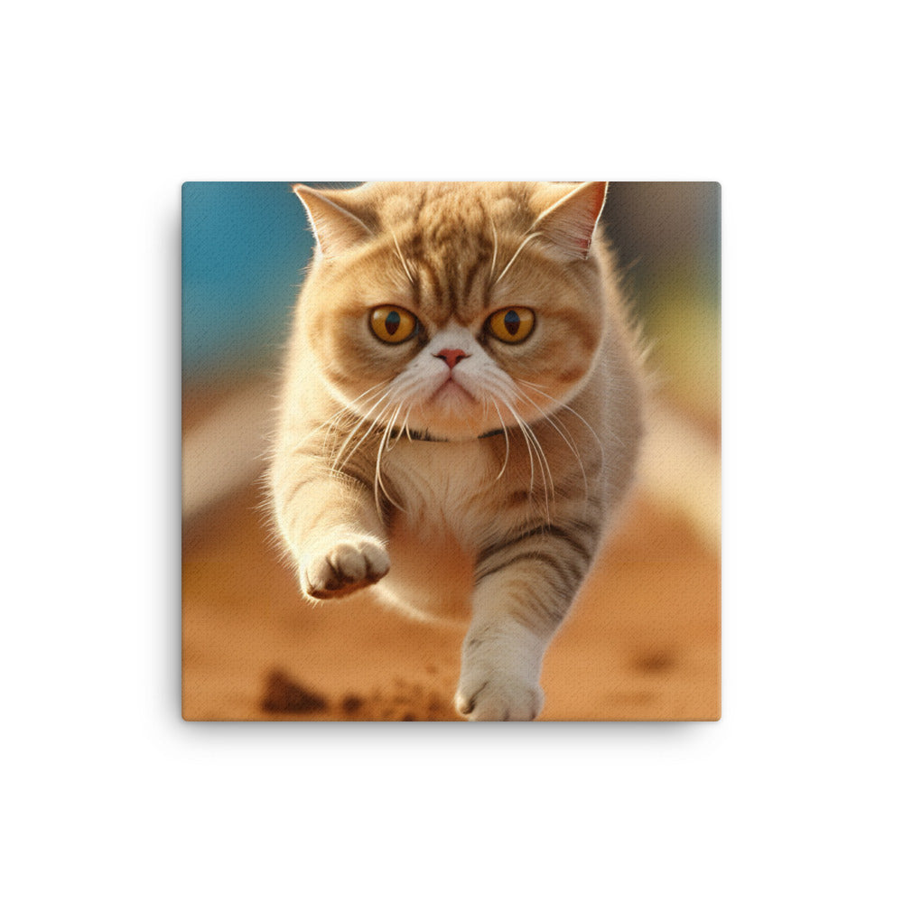 Exotic Shorthair Canvas - PosterfyAI.com