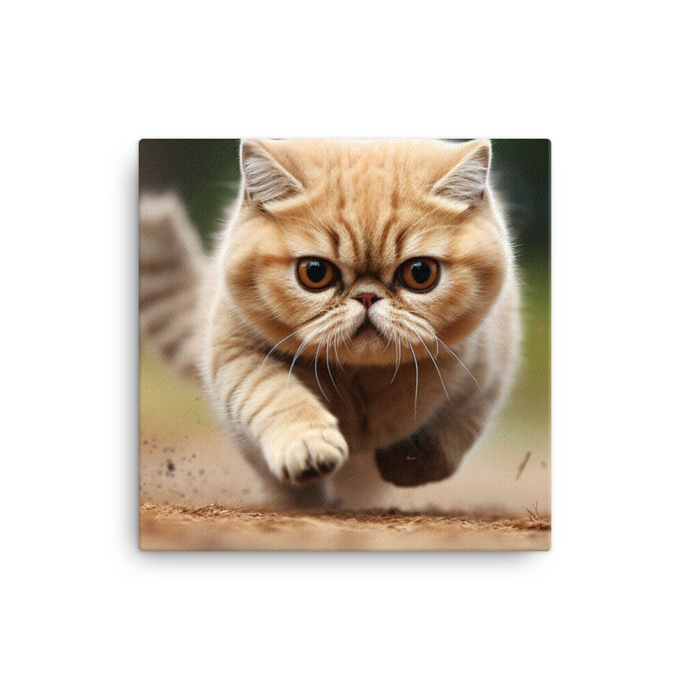 Exotic Shorthair Canvas - PosterfyAI.com