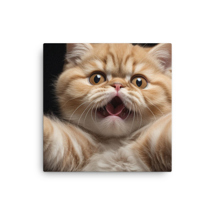 Exotic Shorthair Canvas - PosterfyAI.com