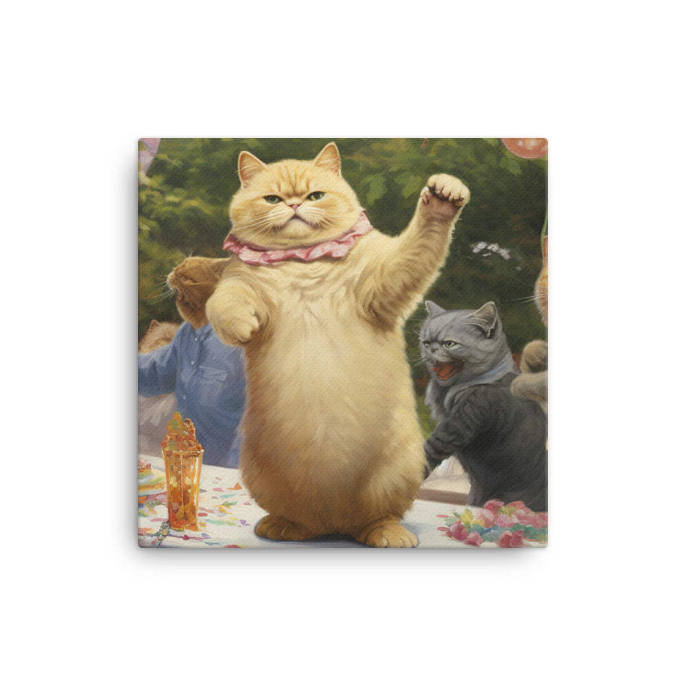 Exotic Shorthair Canvas - PosterfyAI.com