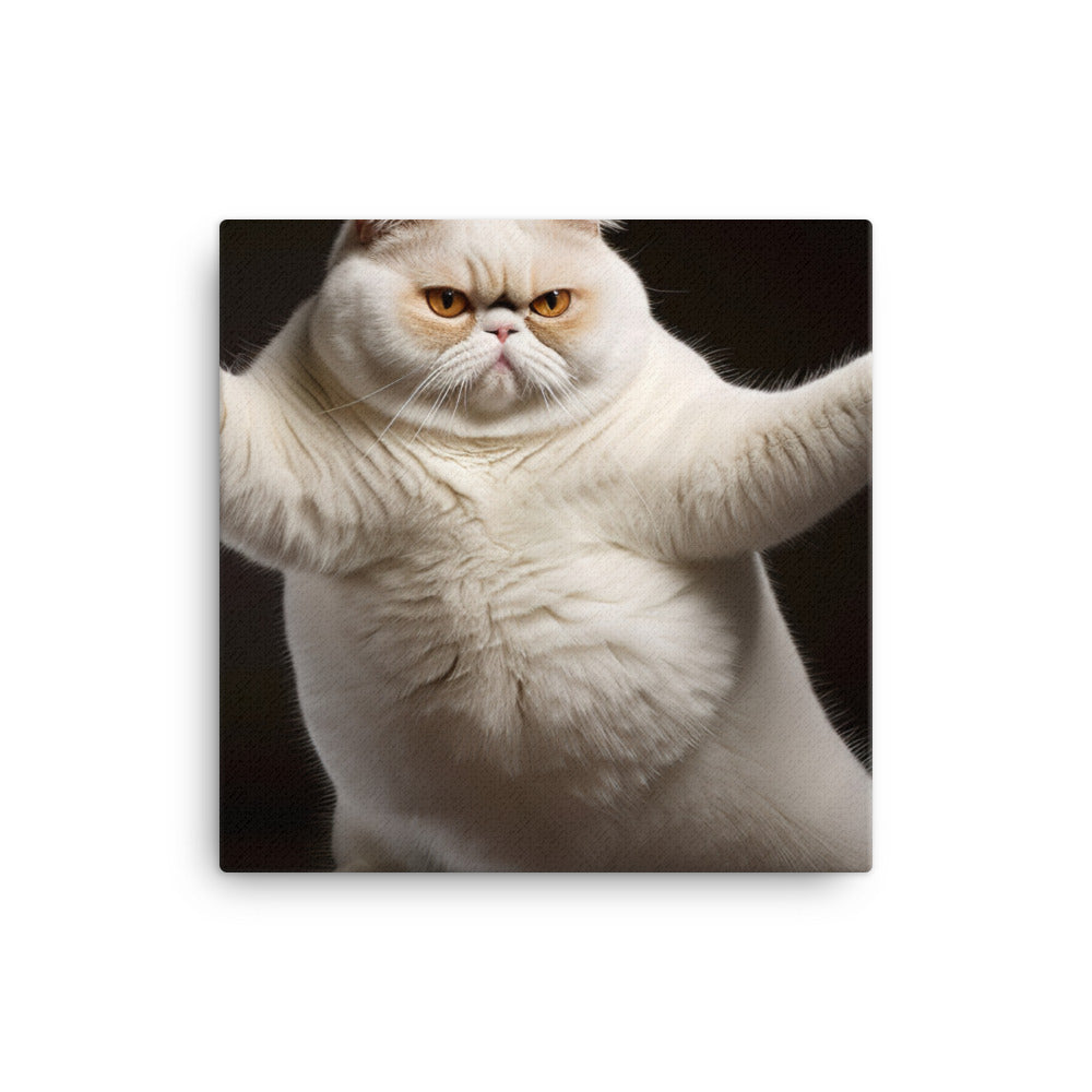 Exotic Shorthair Canvas - PosterfyAI.com