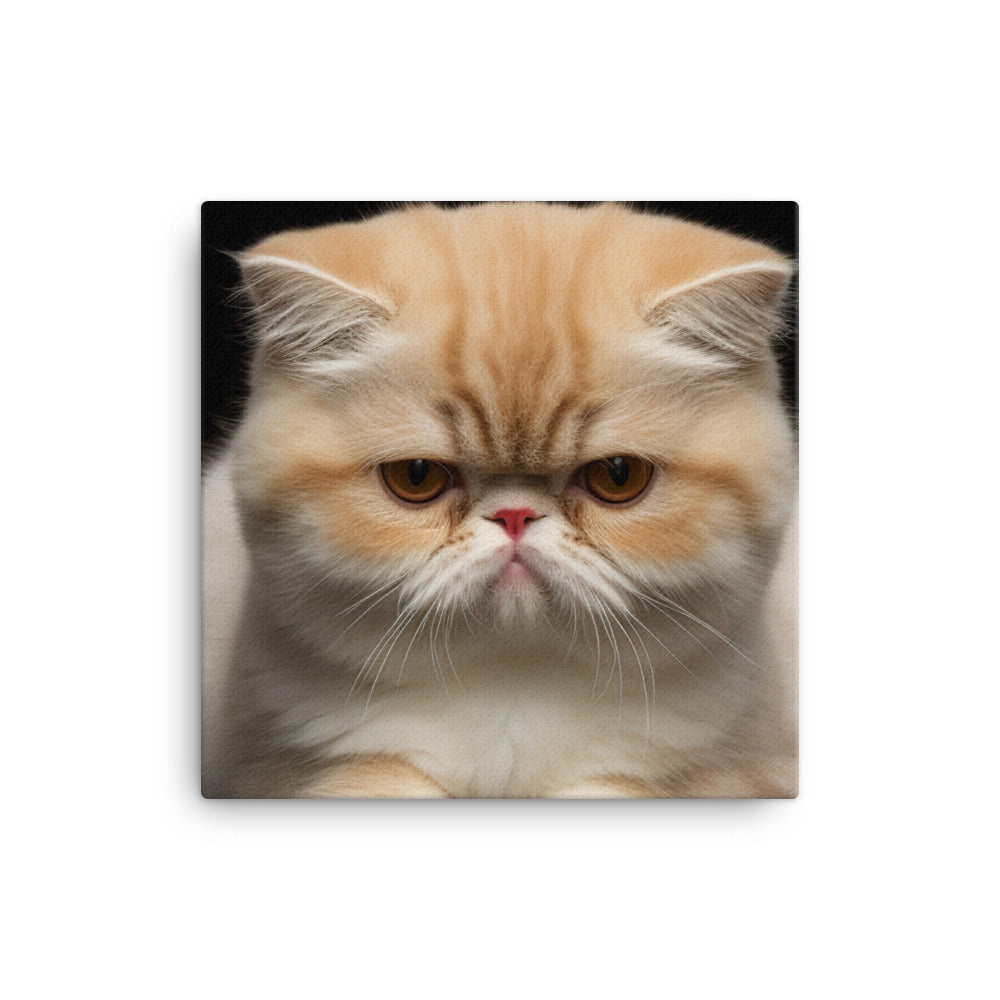 Exotic Shorthair Canvas - PosterfyAI.com