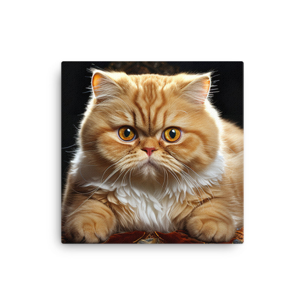 Exotic Shorthair Canvas - PosterfyAI.com