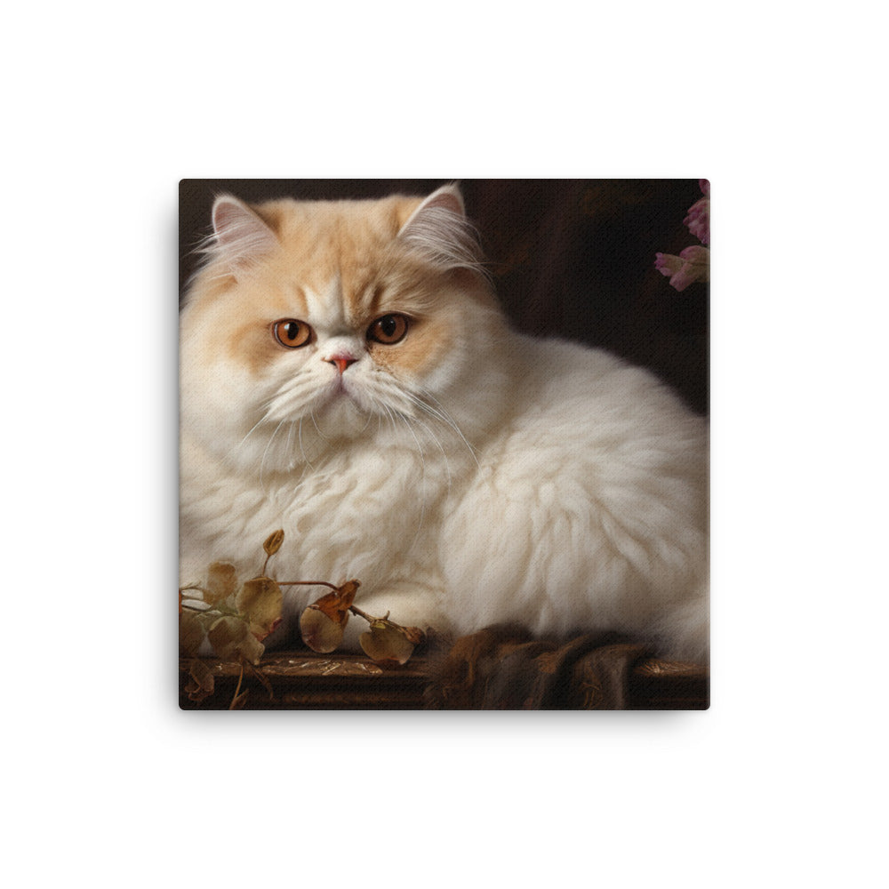 Exotic Shorthair Canvas - PosterfyAI.com