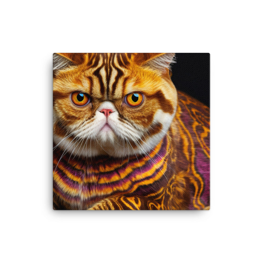 Exotic Shorthair Canvas - PosterfyAI.com