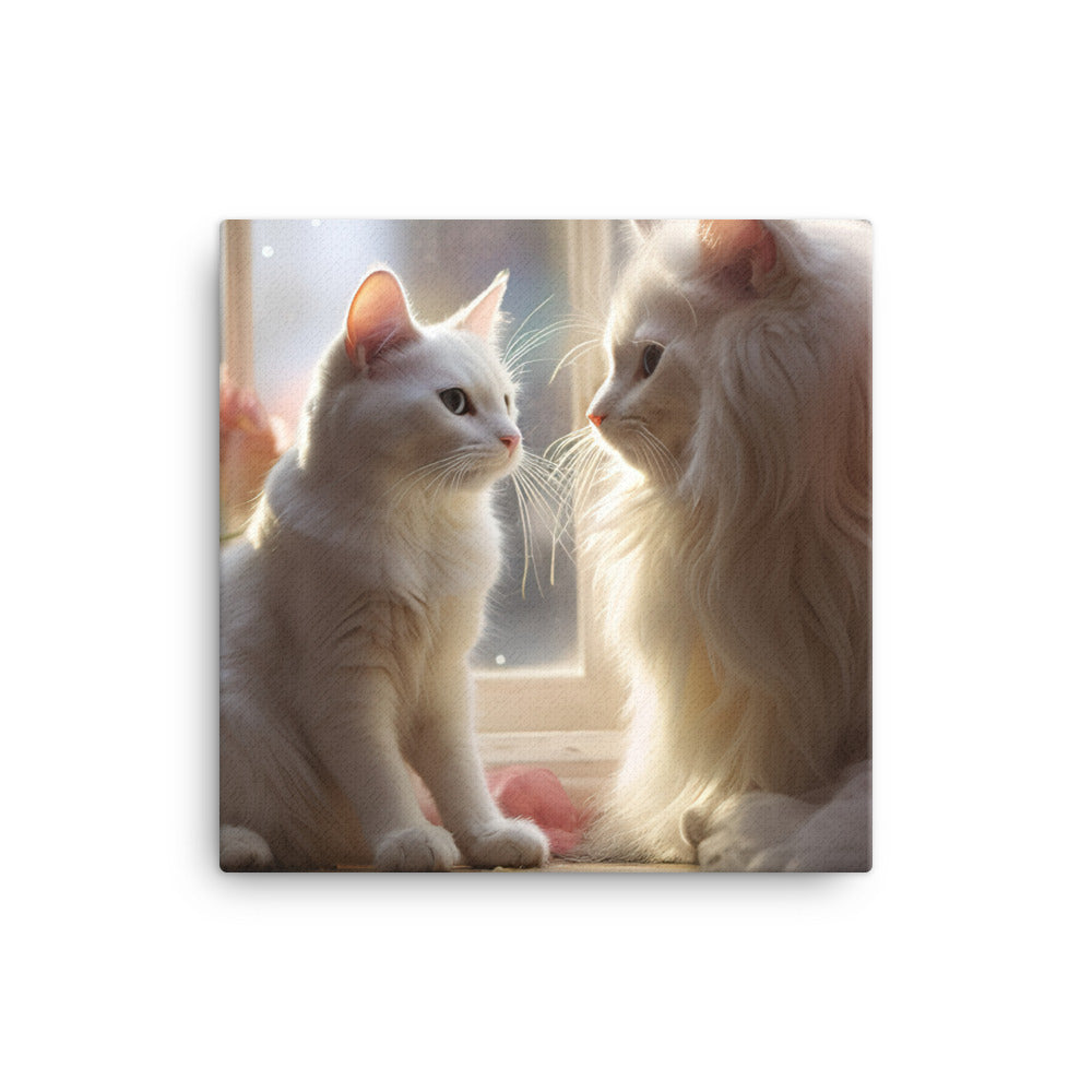 Turkish Van Canvas - PosterfyAI.com