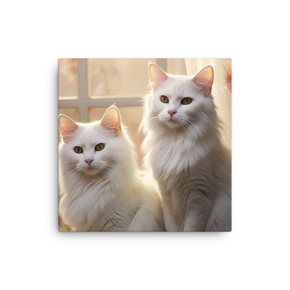 Turkish Van Canvas - PosterfyAI.com