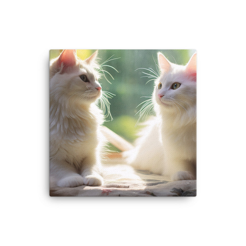 Turkish Van Canvas - PosterfyAI.com