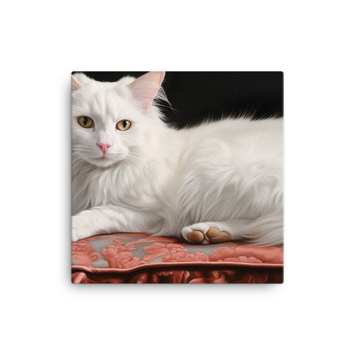 Turkish Van Canvas - PosterfyAI.com