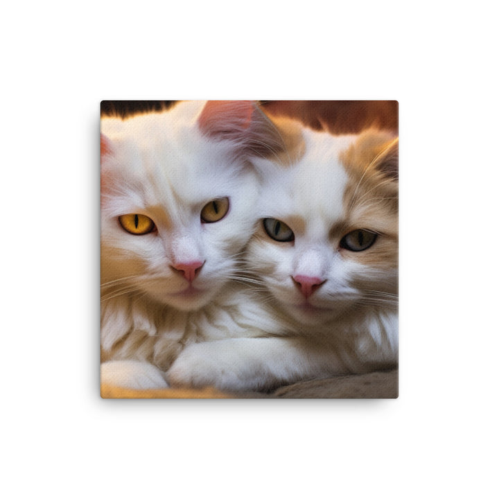 Turkish Van Canvas - PosterfyAI.com