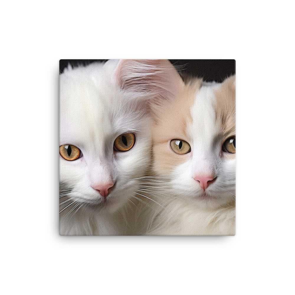 Turkish Van Canvas - PosterfyAI.com