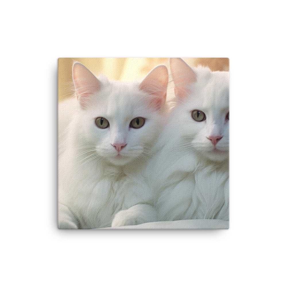 Turkish Van Canvas - PosterfyAI.com