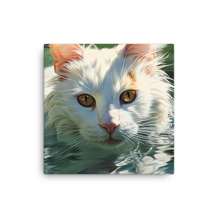 Turkish Van Canvas - PosterfyAI.com