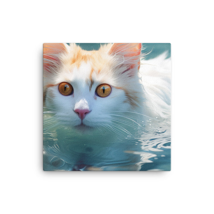 Turkish Van Canvas - PosterfyAI.com