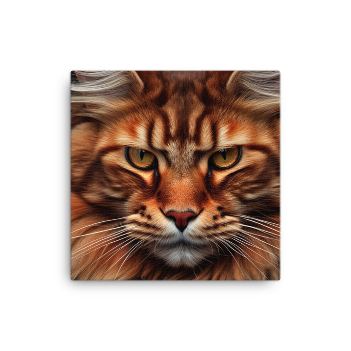 Maine Coon Canvas - PosterfyAI.com