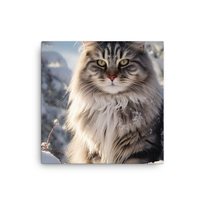 Norwegian Forest Canvas - PosterfyAI.com