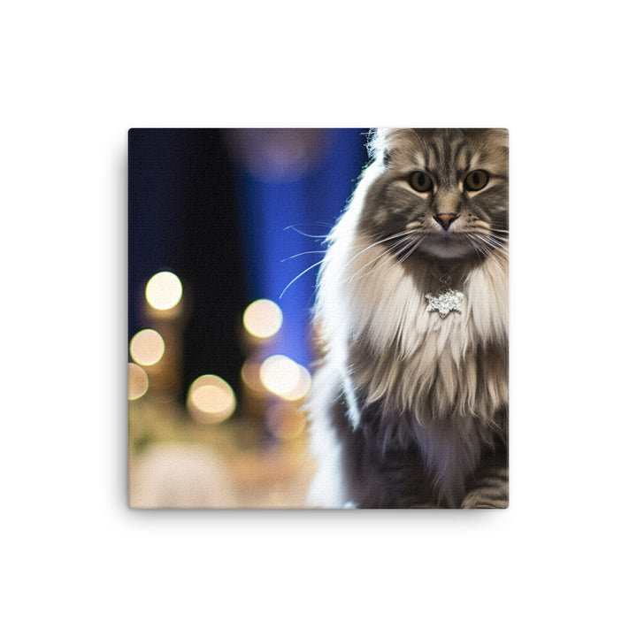 Norwegian Forest Canvas - PosterfyAI.com