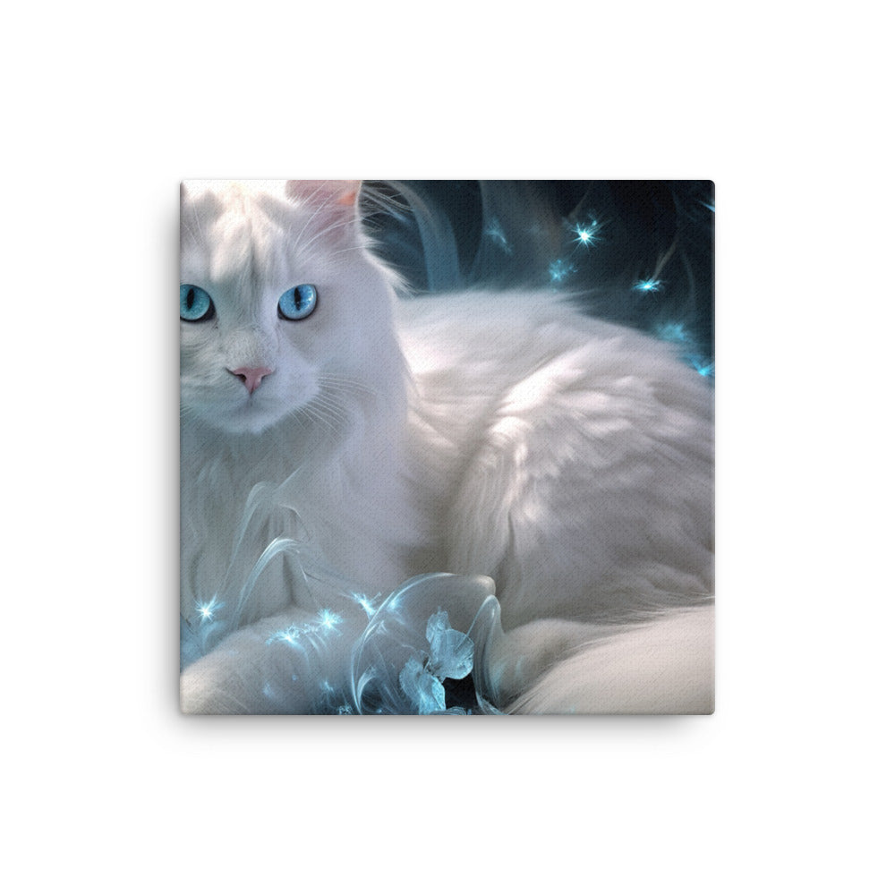 Turkish Angora Canvas - PosterfyAI.com