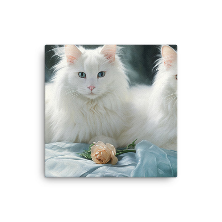 Turkish Angora Canvas - PosterfyAI.com