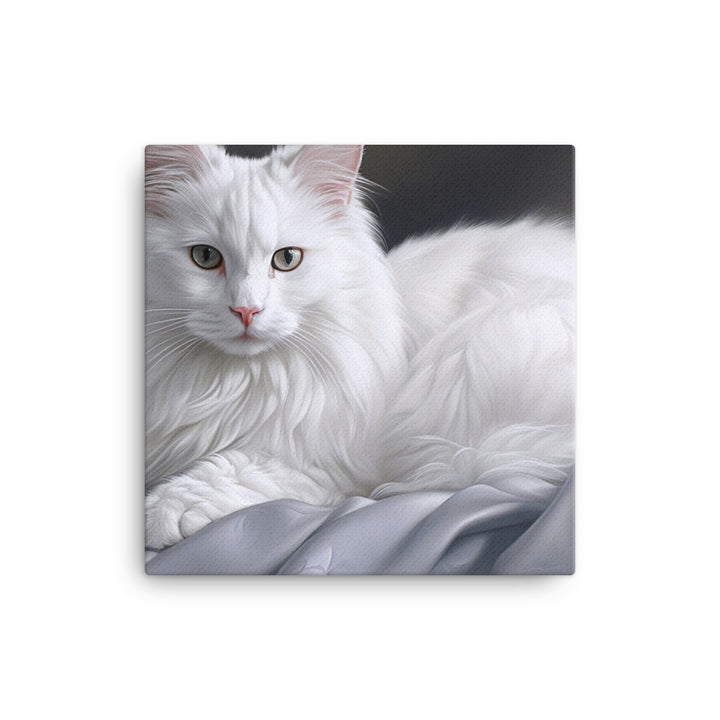 Turkish Angora Canvas - PosterfyAI.com