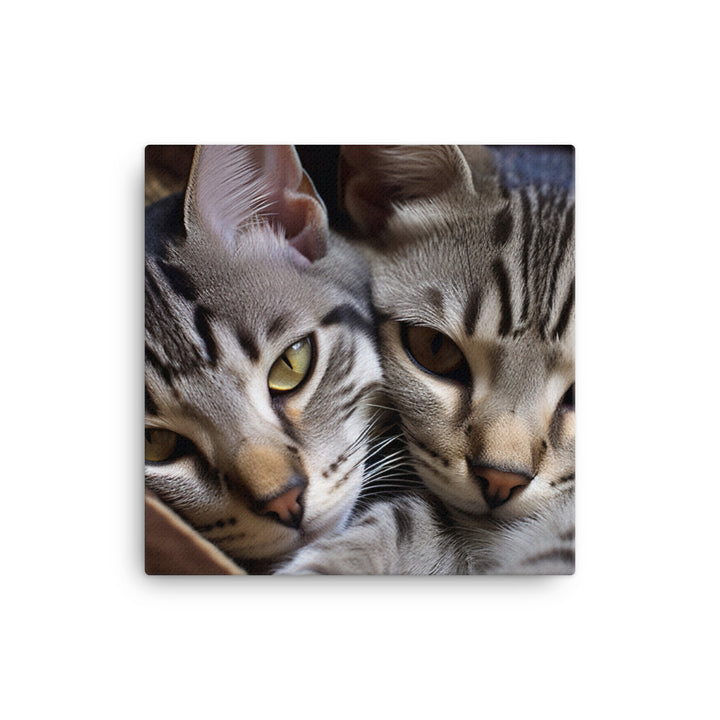 Egyptian Mau Canvas - PosterfyAI.com