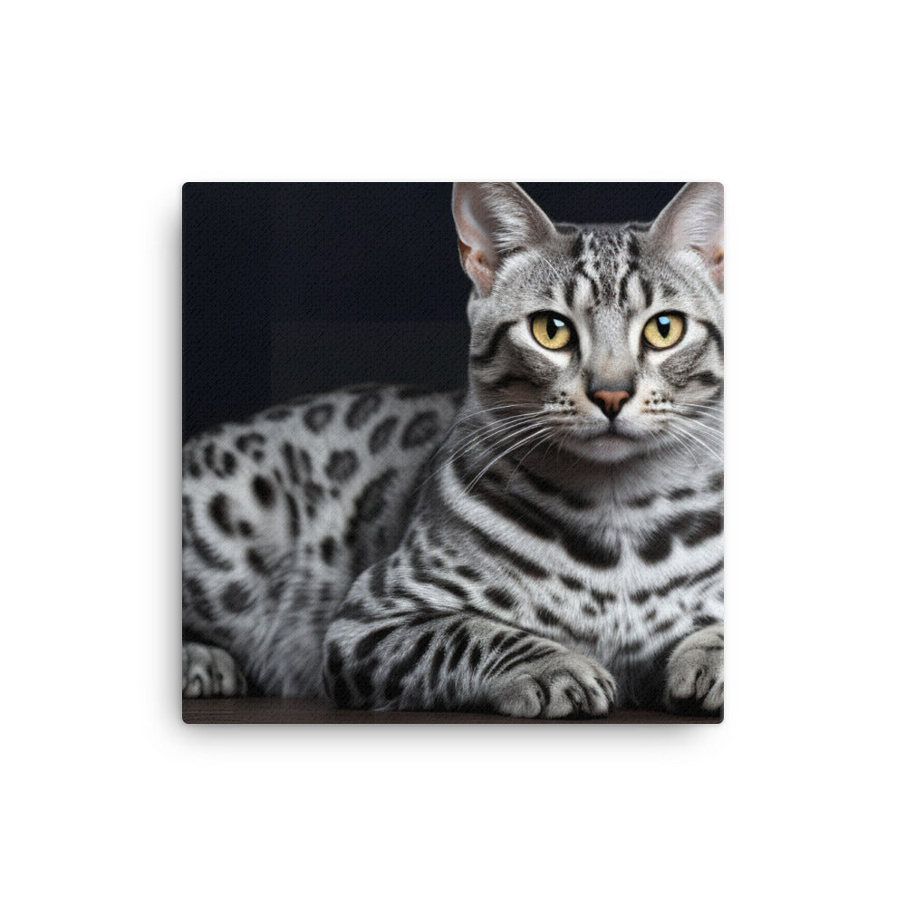 Egyptian Mau Canvas - PosterfyAI.com