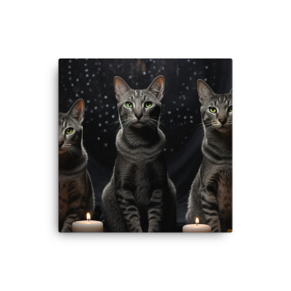 Egyptian Mau Canvas - PosterfyAI.com