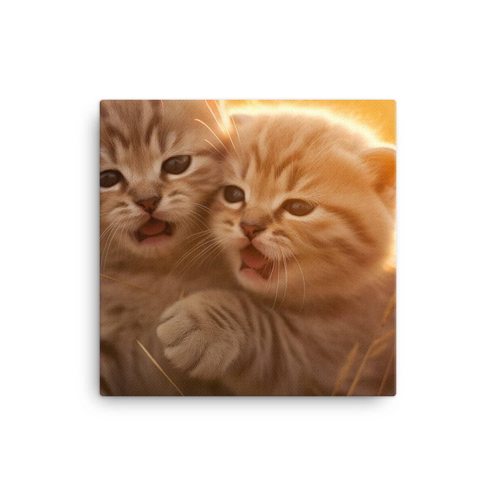 Scottish Fold Canvas - PosterfyAI.com