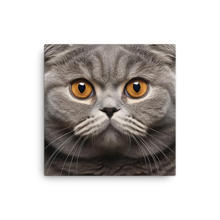 Scottish Fold Canvas - PosterfyAI.com