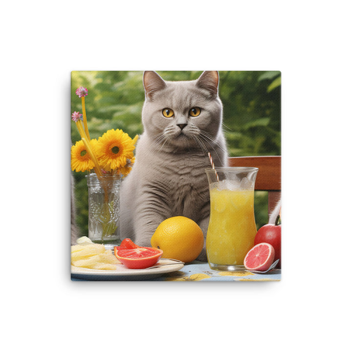 British Shorthair Canvas - PosterfyAI.com