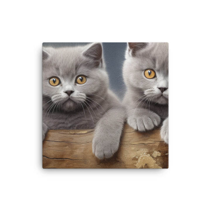 British Shorthair Canvas - PosterfyAI.com