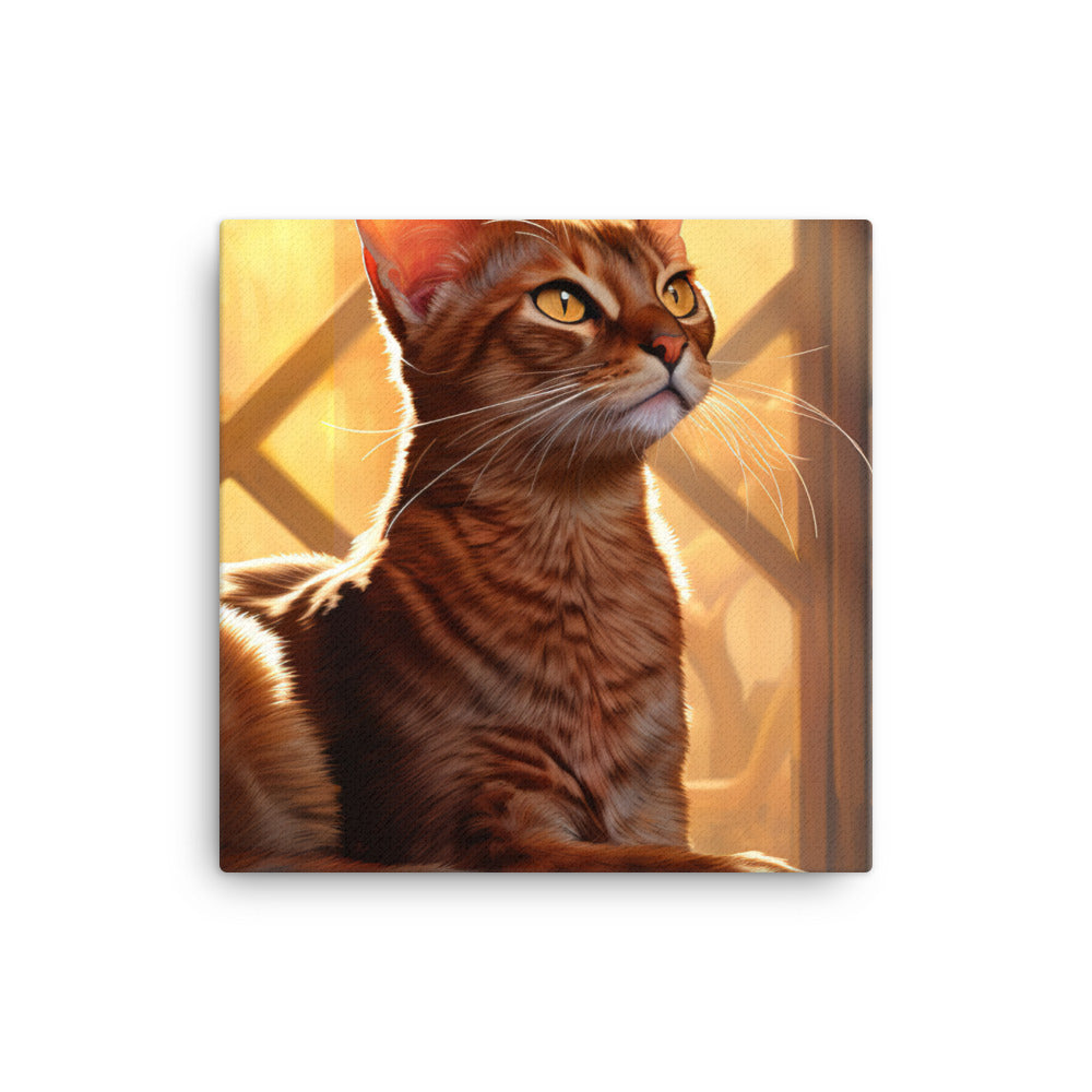 Abyssinian Canvas - PosterfyAI.com