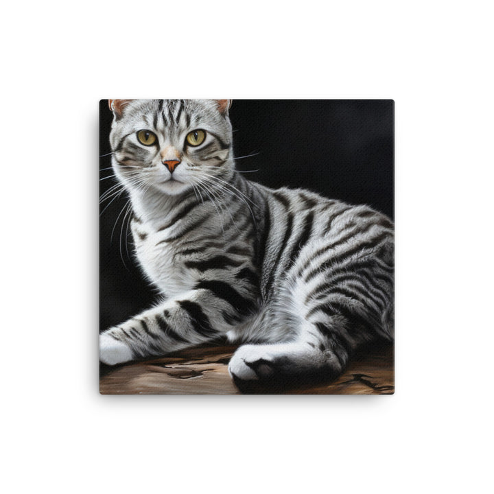 American Shorthair Canvas - PosterfyAI.com