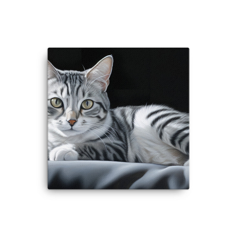 American Shorthair Canvas - PosterfyAI.com