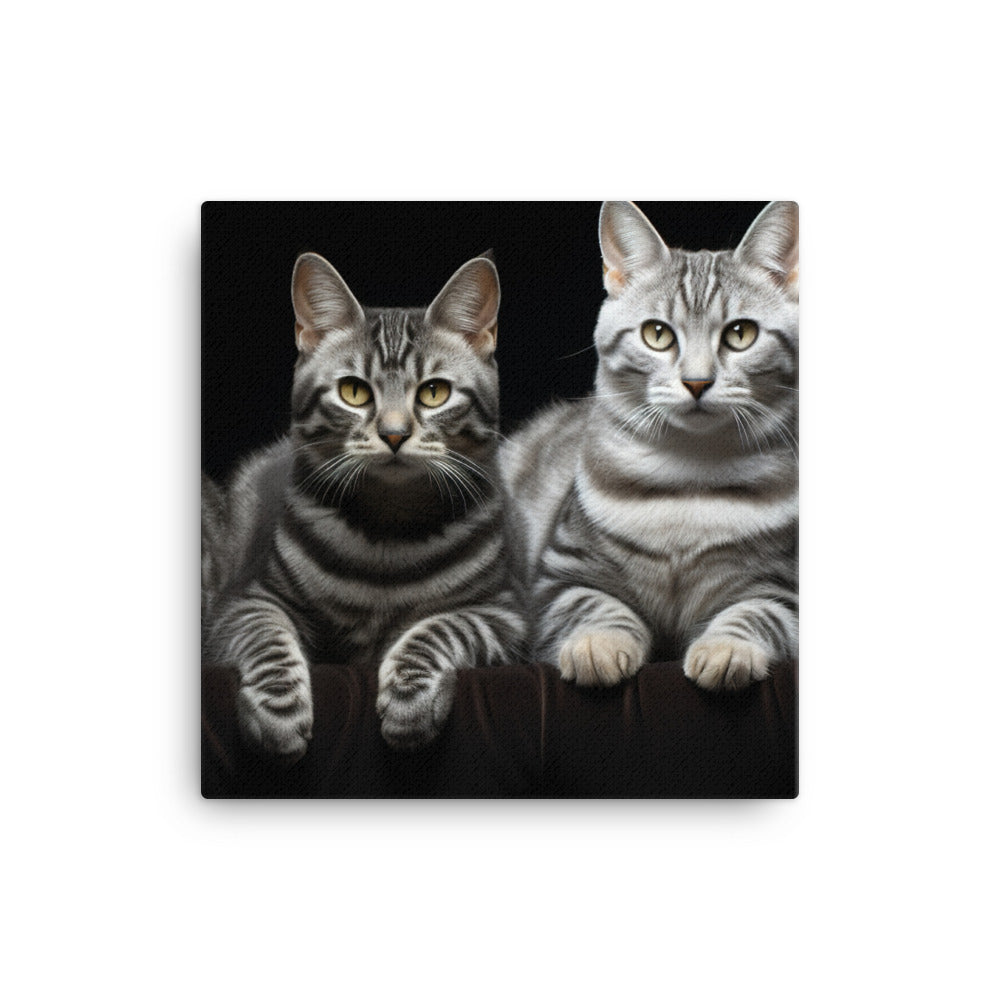 American Shorthair Canvas - PosterfyAI.com