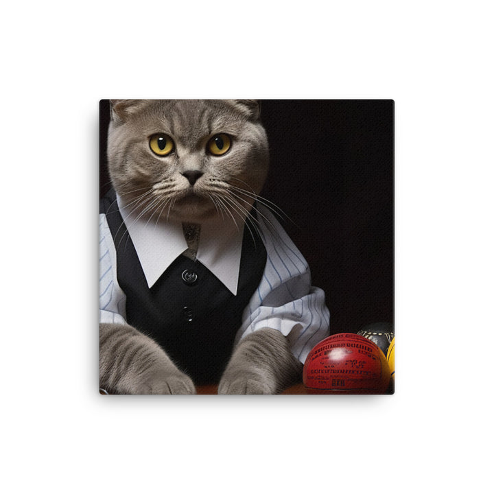 British Shorthair Referee Canvas - PosterfyAI.com