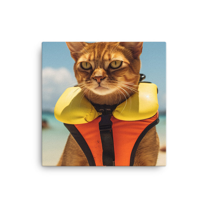 Abyssinian Lifeguard Canvas - PosterfyAI.com