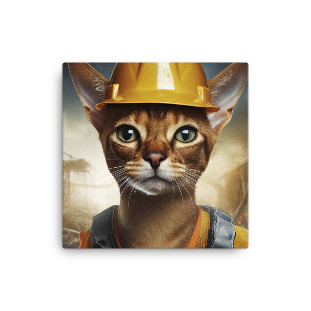 Abyssinian Contractor Canvas - PosterfyAI.com