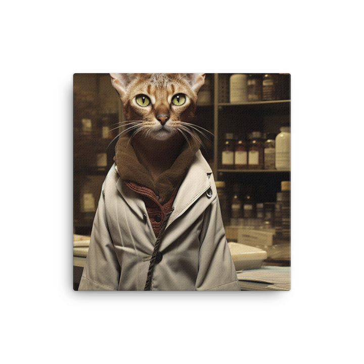 Abyssinian Pharmacist Canvas - PosterfyAI.com