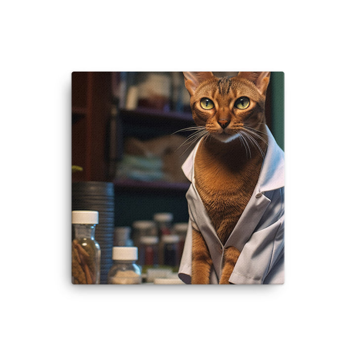 Abyssinian Pharmacist Canvas - PosterfyAI.com