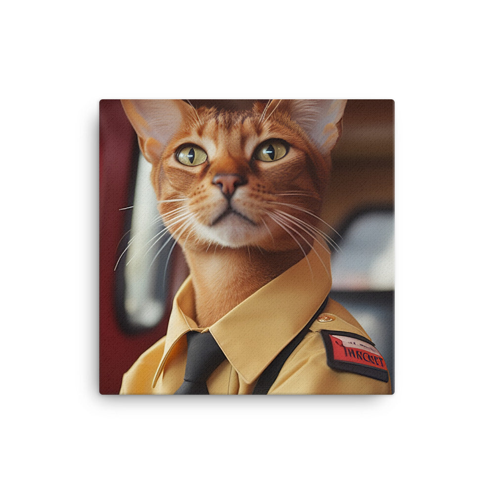 Abyssinian Transit Operator Canvas - PosterfyAI.com